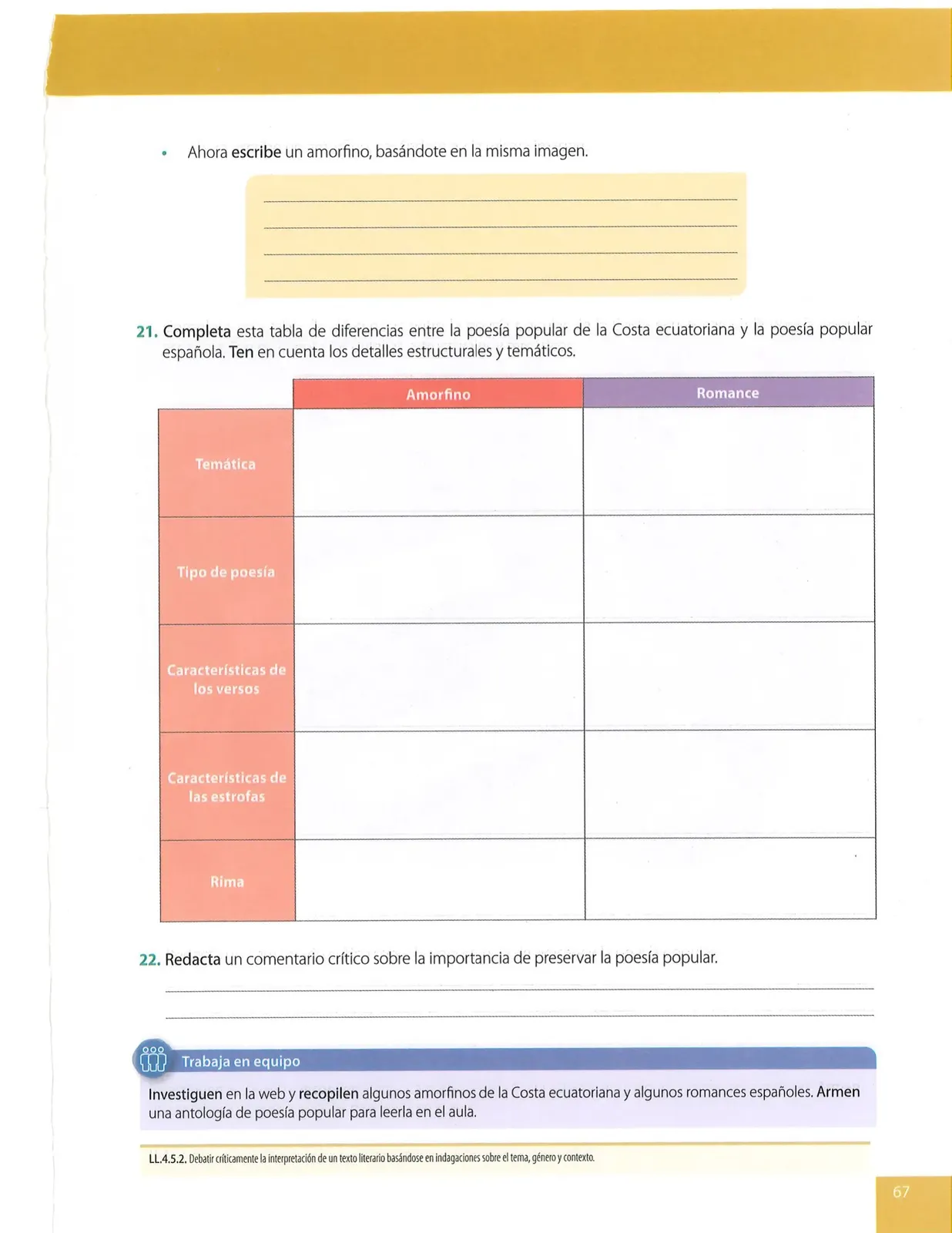 Página 67 de Lengua Y Literatura · 8 EGB · 2025
