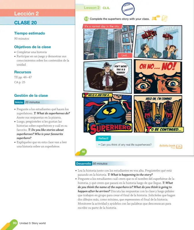 Página 92 de Inglés – Tercero Básico | Texto del Estudiante MINEDUC – Descargar PDF · 2024