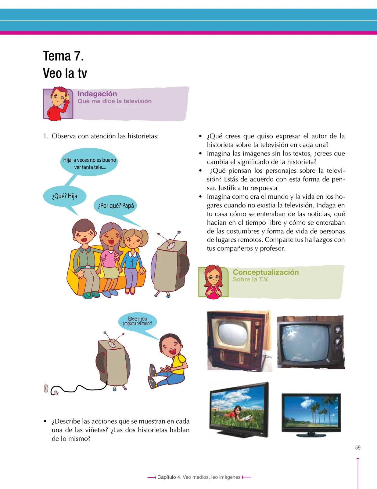 Página 59 de Lenguaje 7° · Secundaria Activa