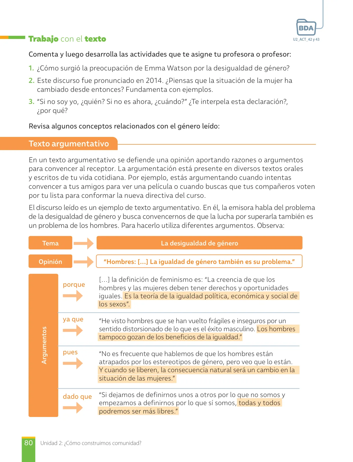Miniatura página 82 de Libro de Lengua y Literatura – Séptimo Básico | Texto del Estudiante MINEDUC – Descargar PDF · 2024