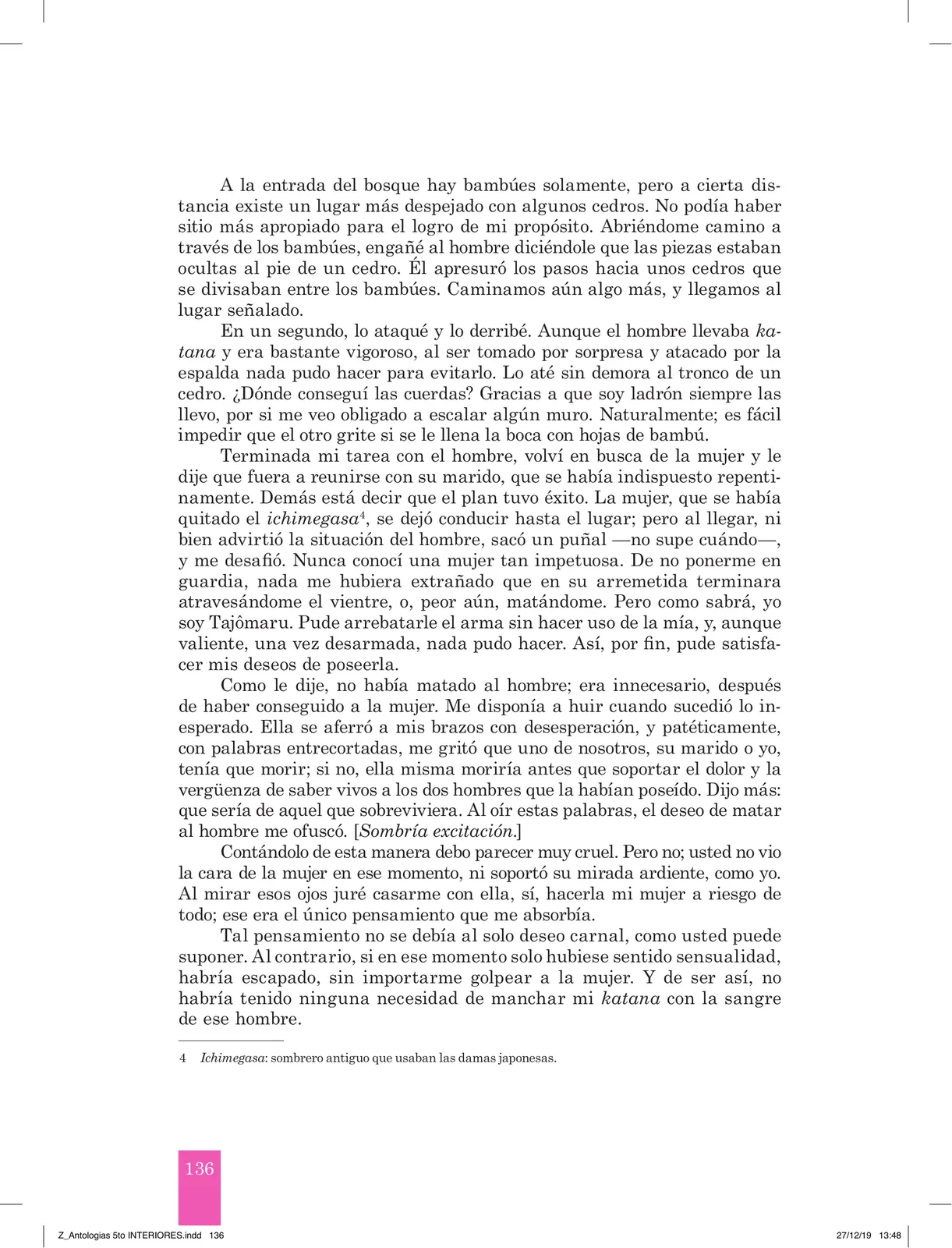 Página 138 de Antología literaria 5 · 2019