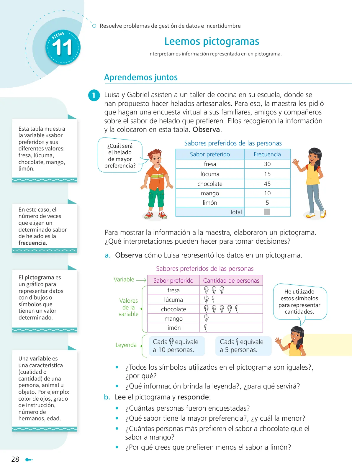 Página 30 de Texto de Matemática 5. Quinto grado de Primaria · 2024