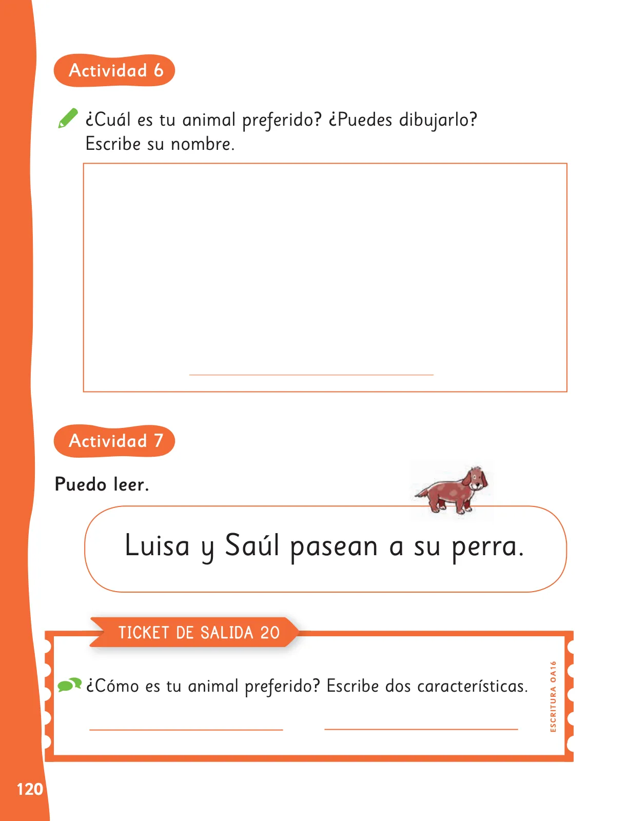 Página 123 de Lenguaje y Comunicación – Primero Básico | Texto del Estudiante MINEDUC – Descargar PDF · 2024