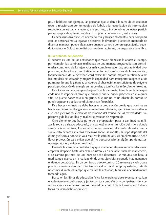 Página 284 de Ciencias Naturales 8° · Secundaria Activa