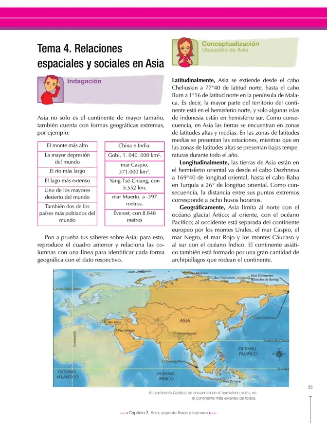 Página 35 de Ciencias Sociales 8° · Secundaria Activa