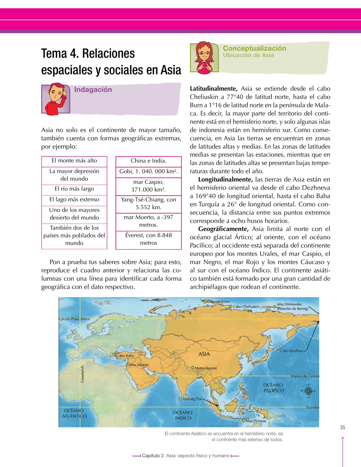 Miniatura página 35 de Ciencias Sociales 8° · Secundaria Activa
