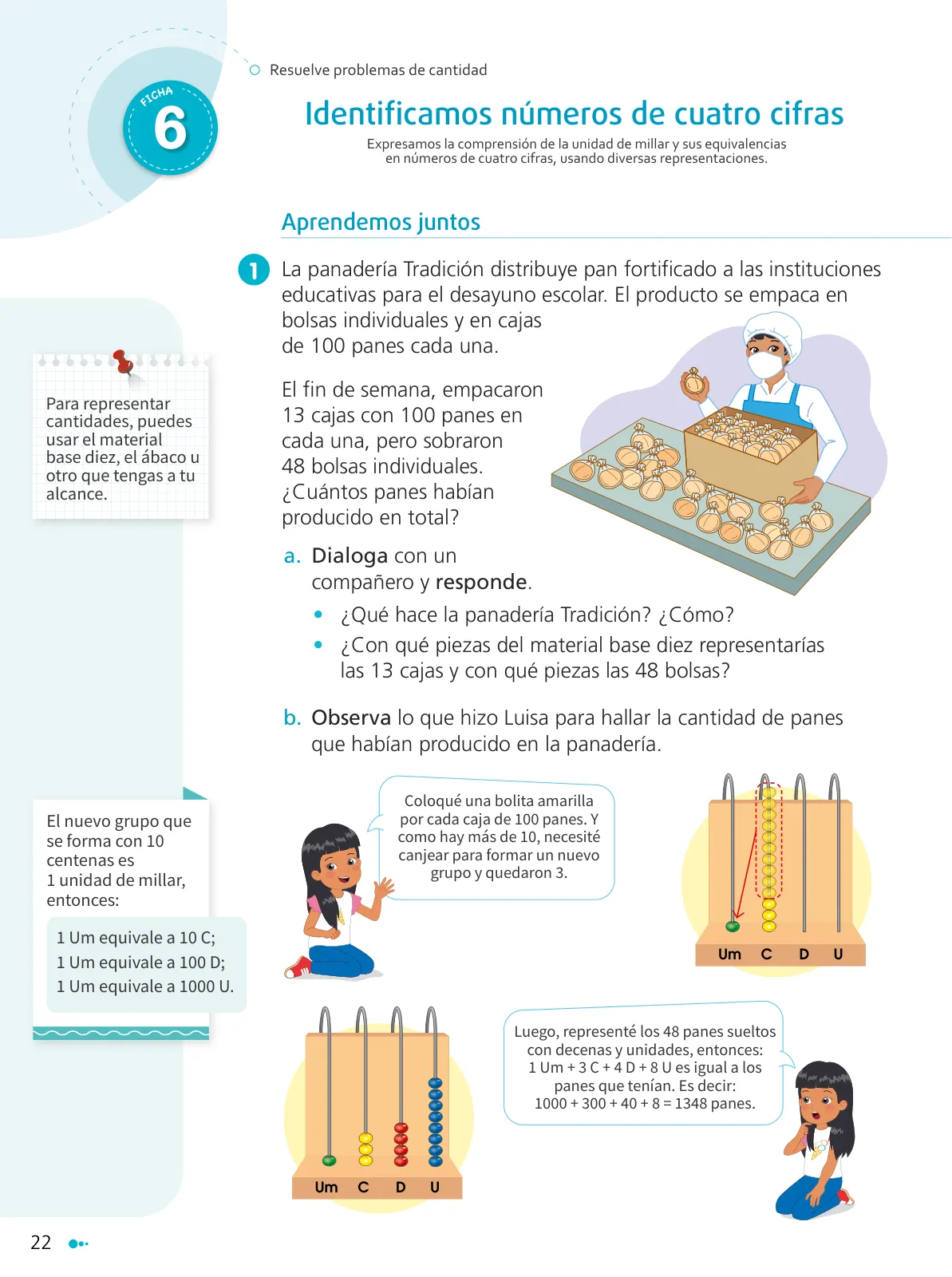Miniatura página 24 de Texto de Matemática 4. Cuarto grado de Primaria · 2024