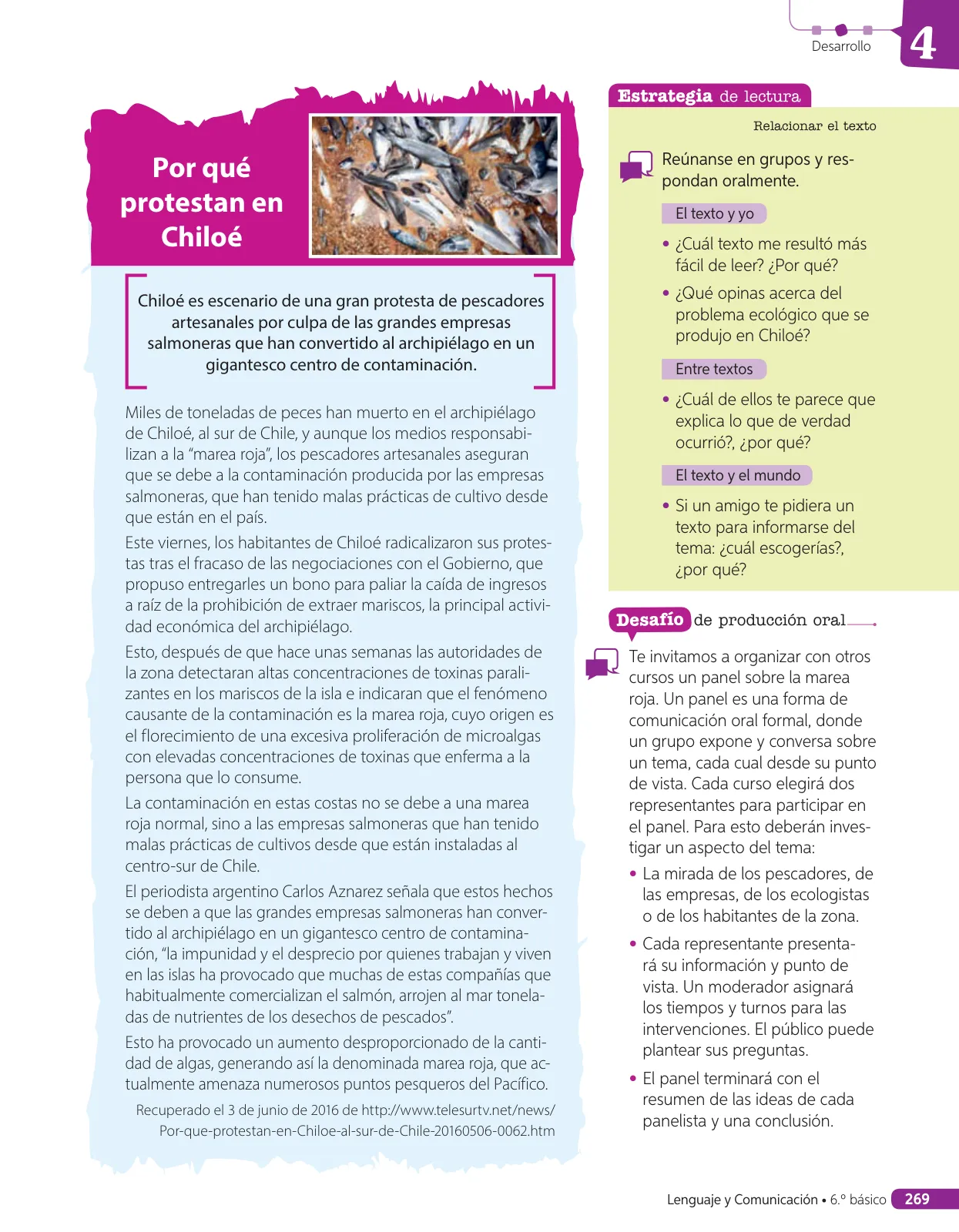 Miniatura página 222 de Lenguaje y Comunicación – Sexto Básico | Texto del Estudiante MINEDUC – Descargar PDF · 2024