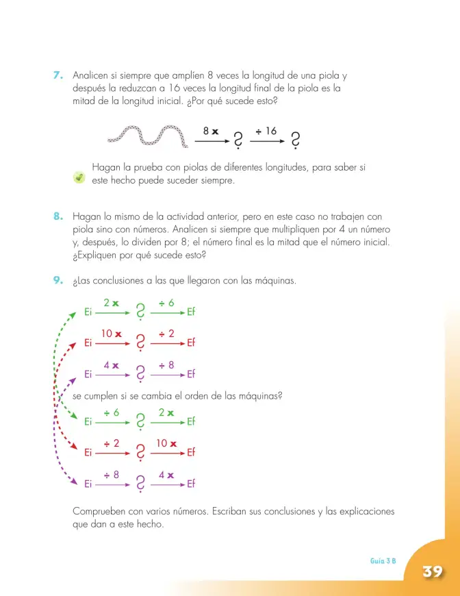 Página 39 de Matematica 5° · Cartilla 01
