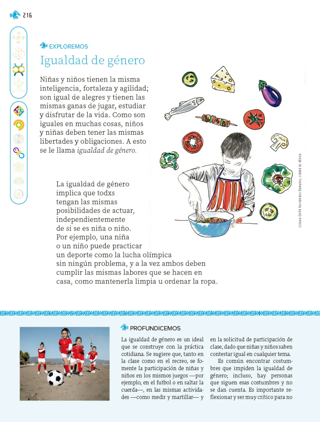 Miniatura página 217 de Nuestros saberes: Libro para alumnos, maestros y familia.   Libro de Educación Primaria Grado 1°  Ciclo Escolar 2025 - 2026