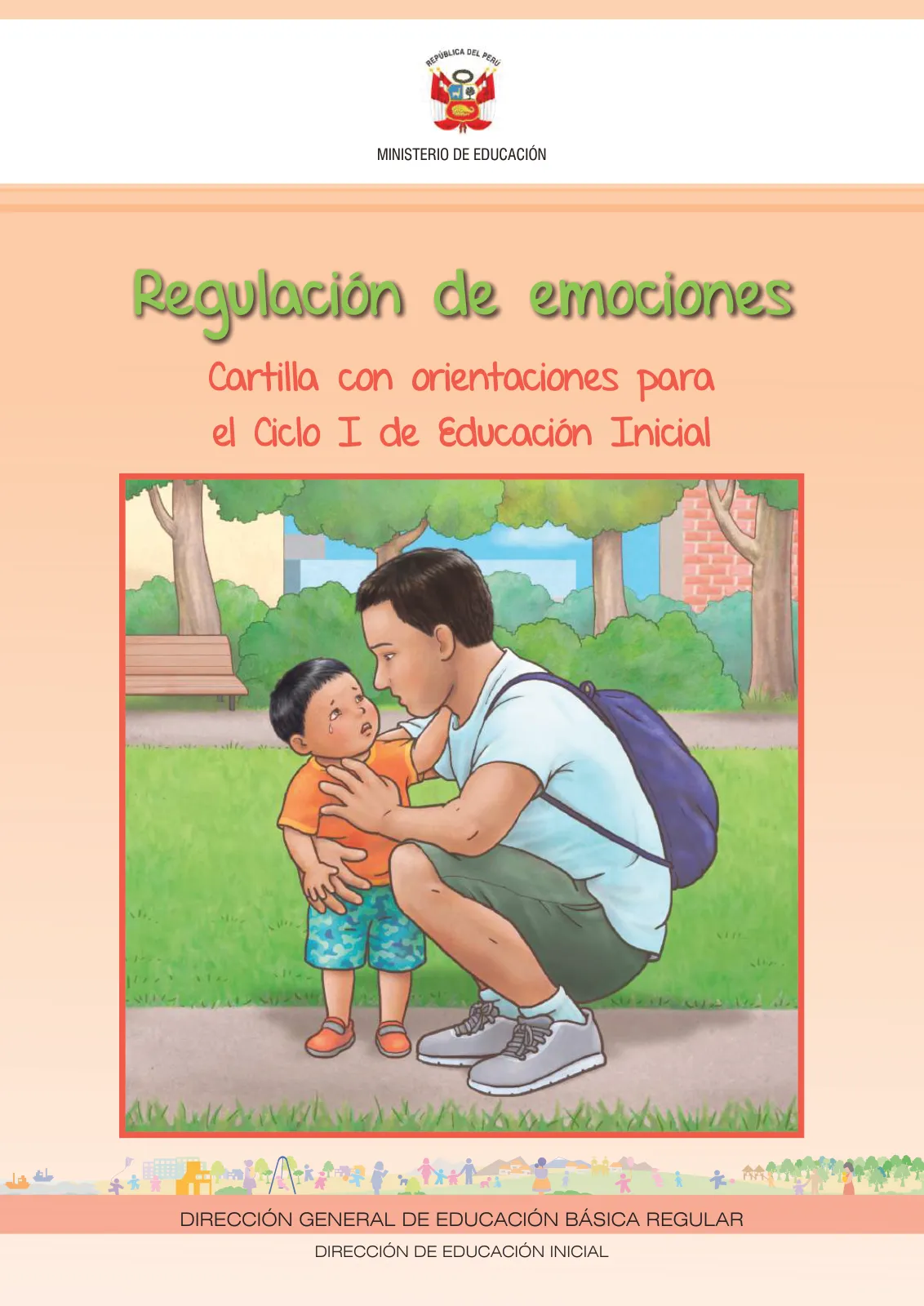 Portada de Regulación de emociones. Cartilla con orientaciones para el Ciclo I de Educación Inicial · 2024