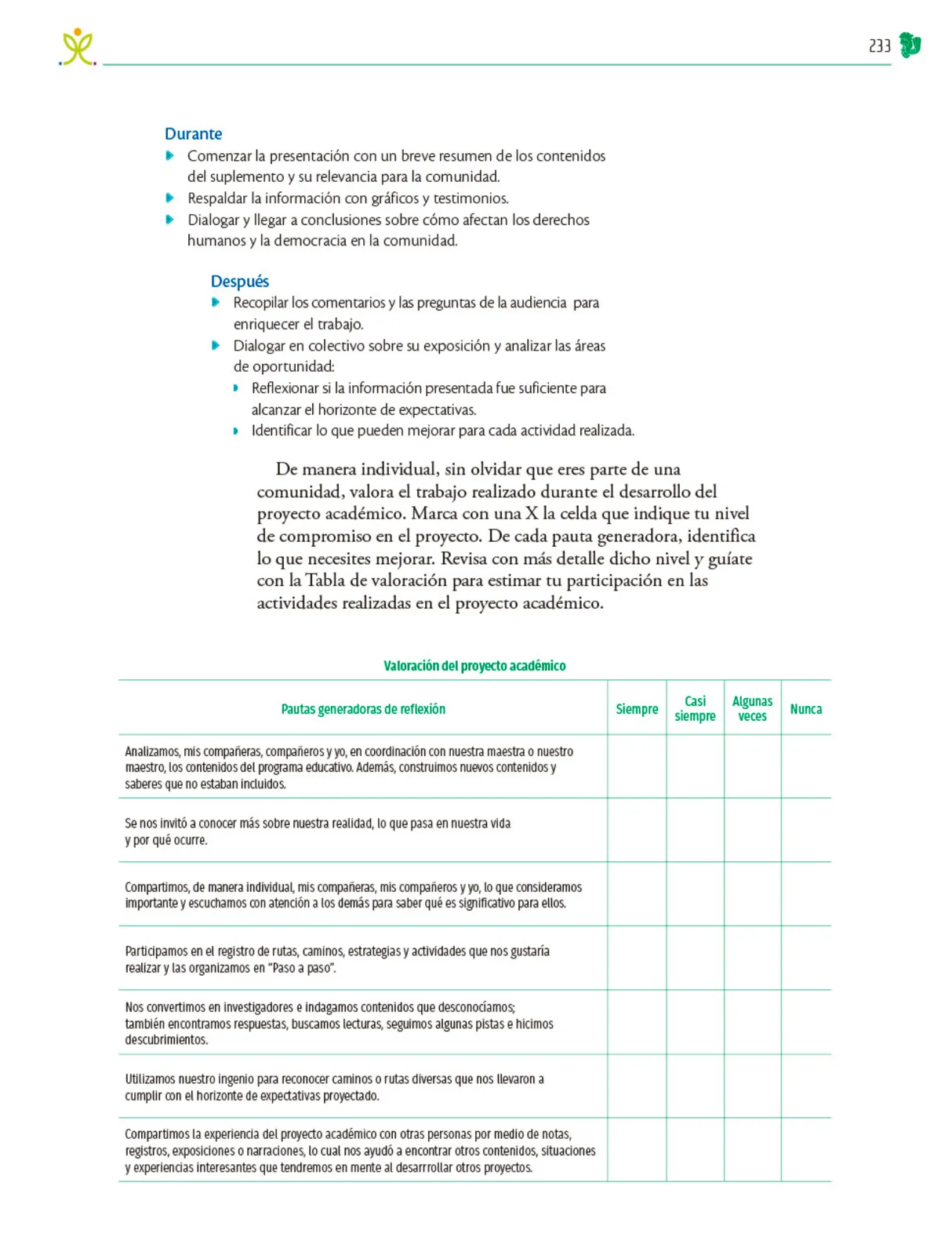 Miniatura página 234 de Colección Nanahuatzin. Nuestro libro de Proyectos. Tomo I.   Libro de Educación Telesecundaria Grado 3°  Ciclo Escolar 2025 - 2026