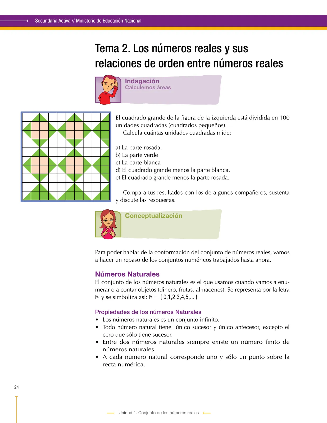 Página 24 de Matematica 9° · Secundaria Activa
