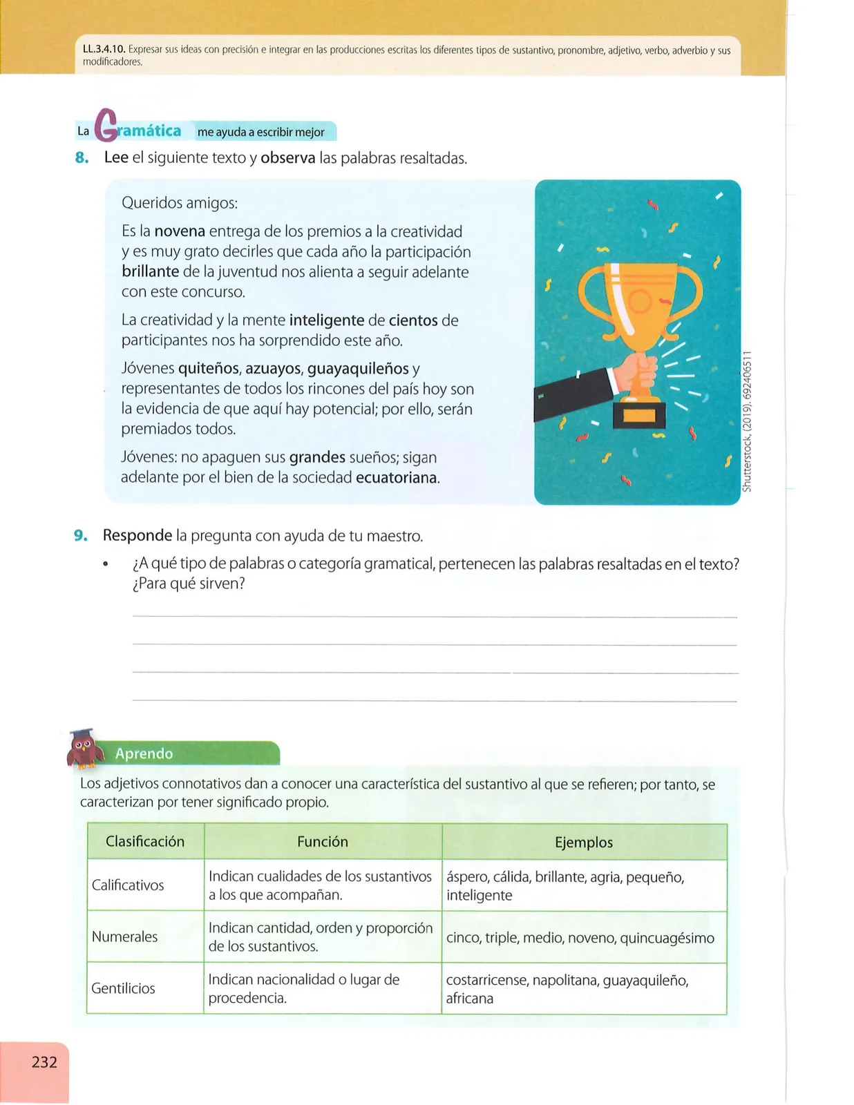 Miniatura página 233 de Lengua Y Literatura · 7 EGB · 2024