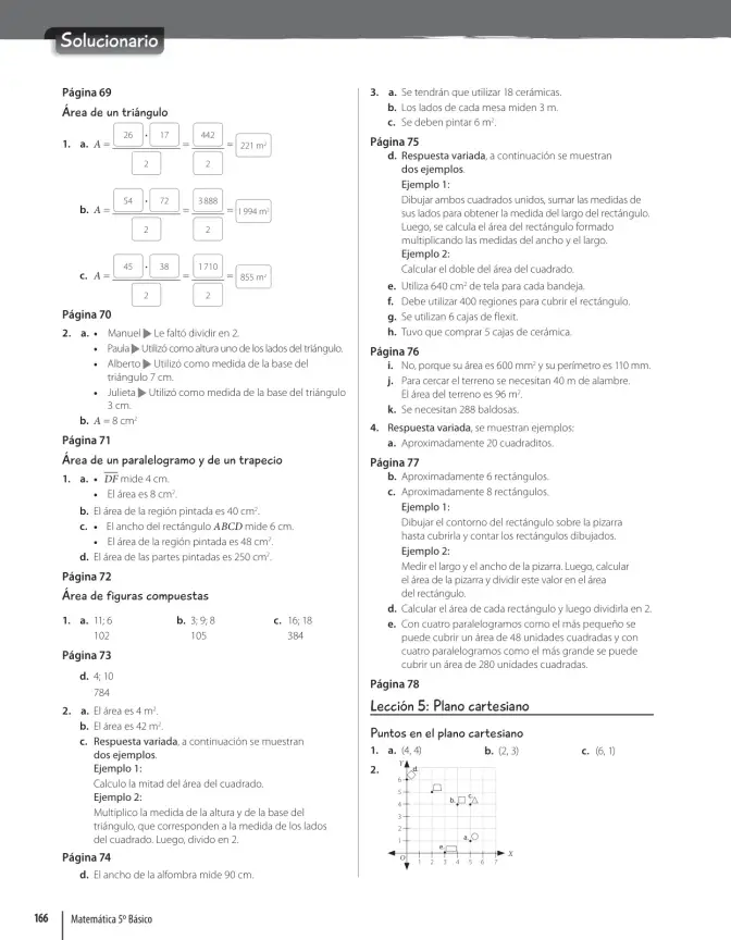 Página 168 de Matemática – Quinto Básico | Texto del Estudiante MINEDUC – Descargar PDF · 2024