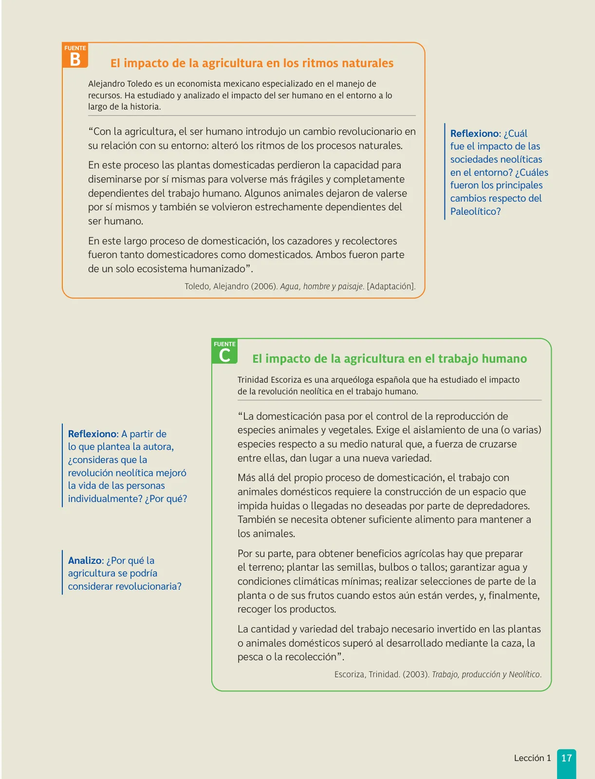 Miniatura página 19 de Historia, Geografía y Ciencias Sociales – Séptimo Básico | Texto del Estudiante MINEDUC – Descargar PDF · 2024