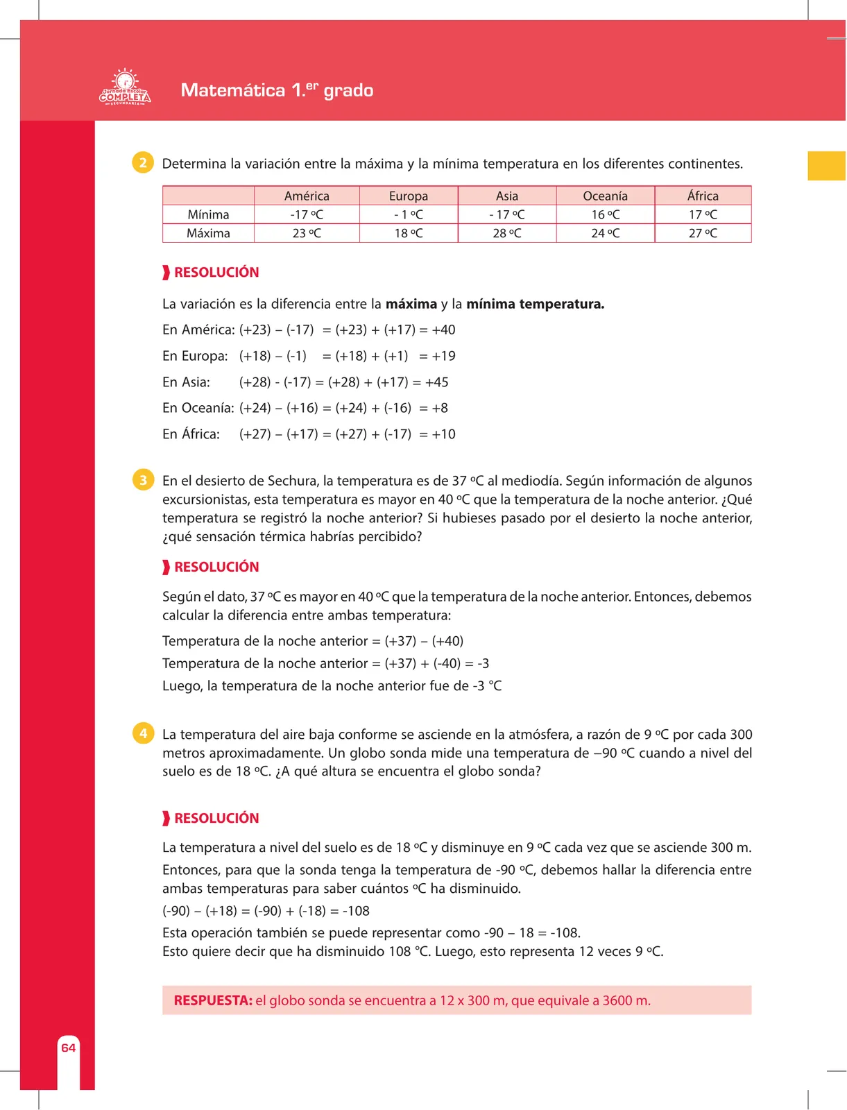 Miniatura página 64 de Matemática 1 : cuaderno de reforzamiento pedagógico - JEC · 2016