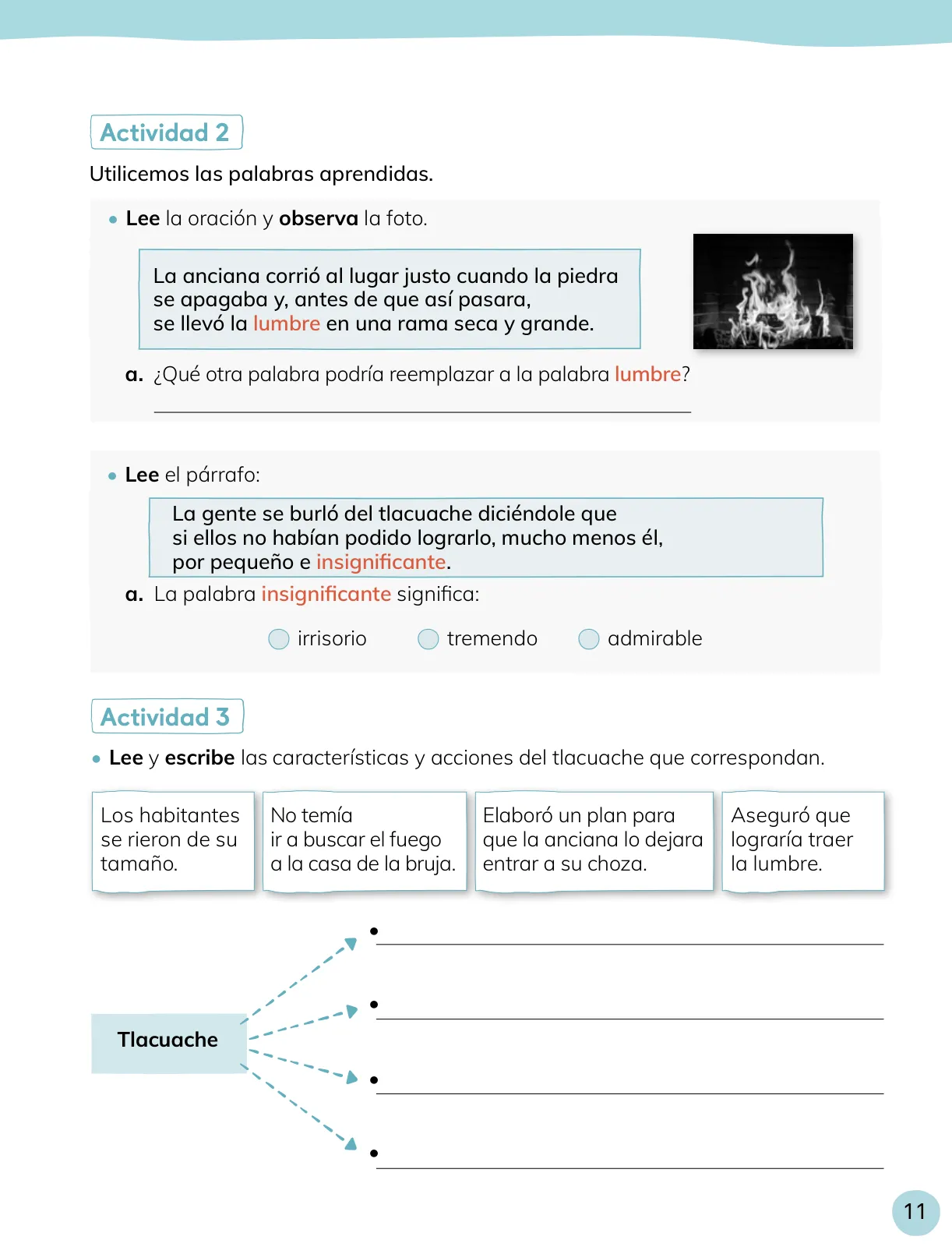 Página 12 de Lenguaje y Comunicación – Cuarto Básico | Texto del Estudiante MINEDUC – Descargar PDF · 2024