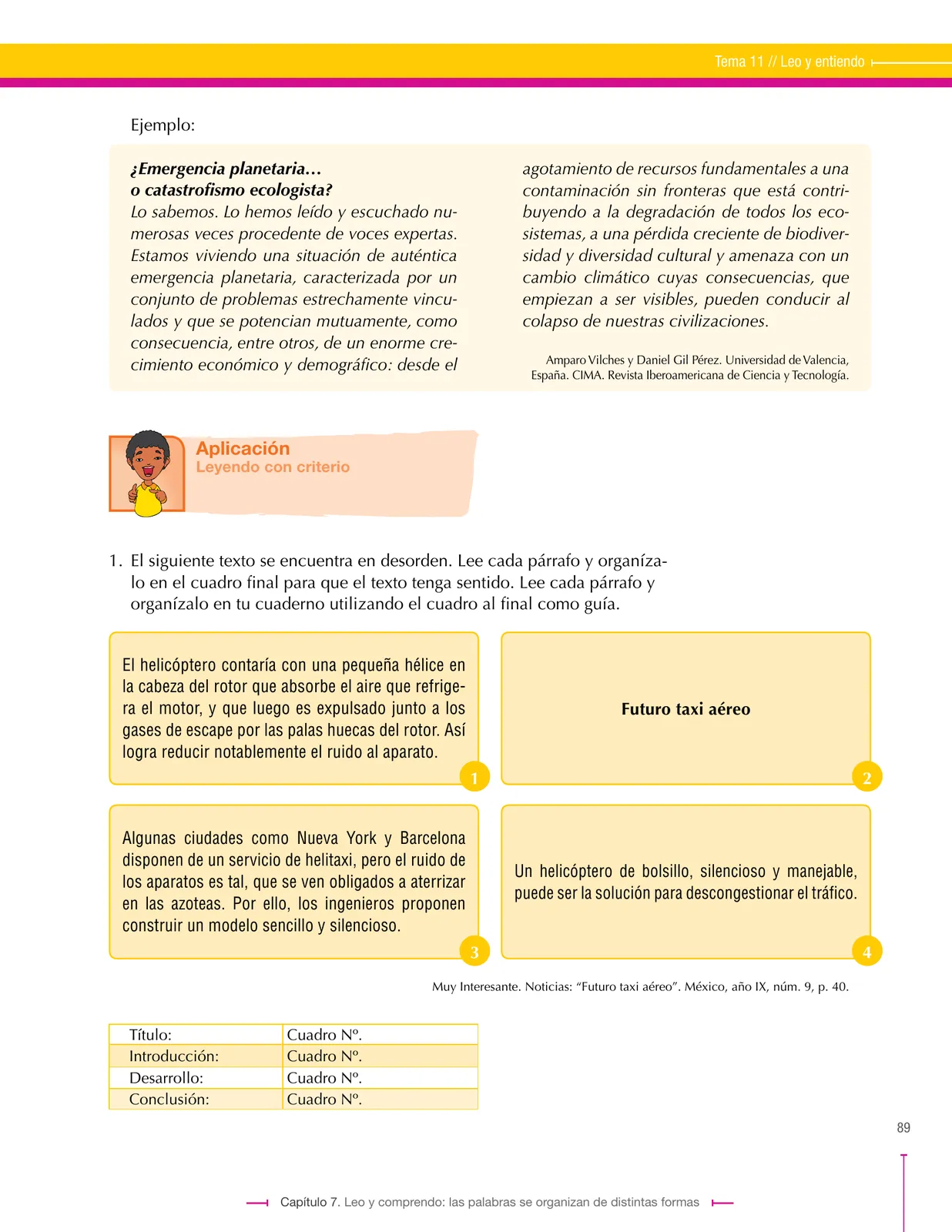 Miniatura página 89 de Lenguaje 6° · Secundaria Activa