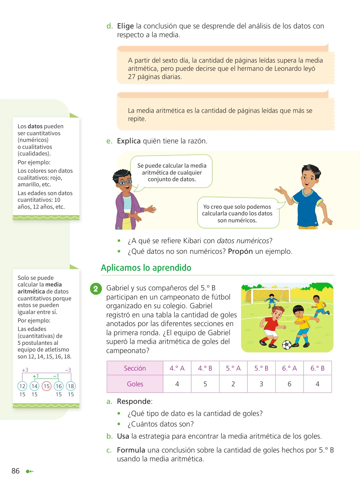 Miniatura página 88 de Texto de Matemática 5. Quinto grado de Primaria · 2024