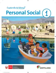 Portada de Cuaderno de fichas Personal Social 1. Primer grado de secundaria · 2016