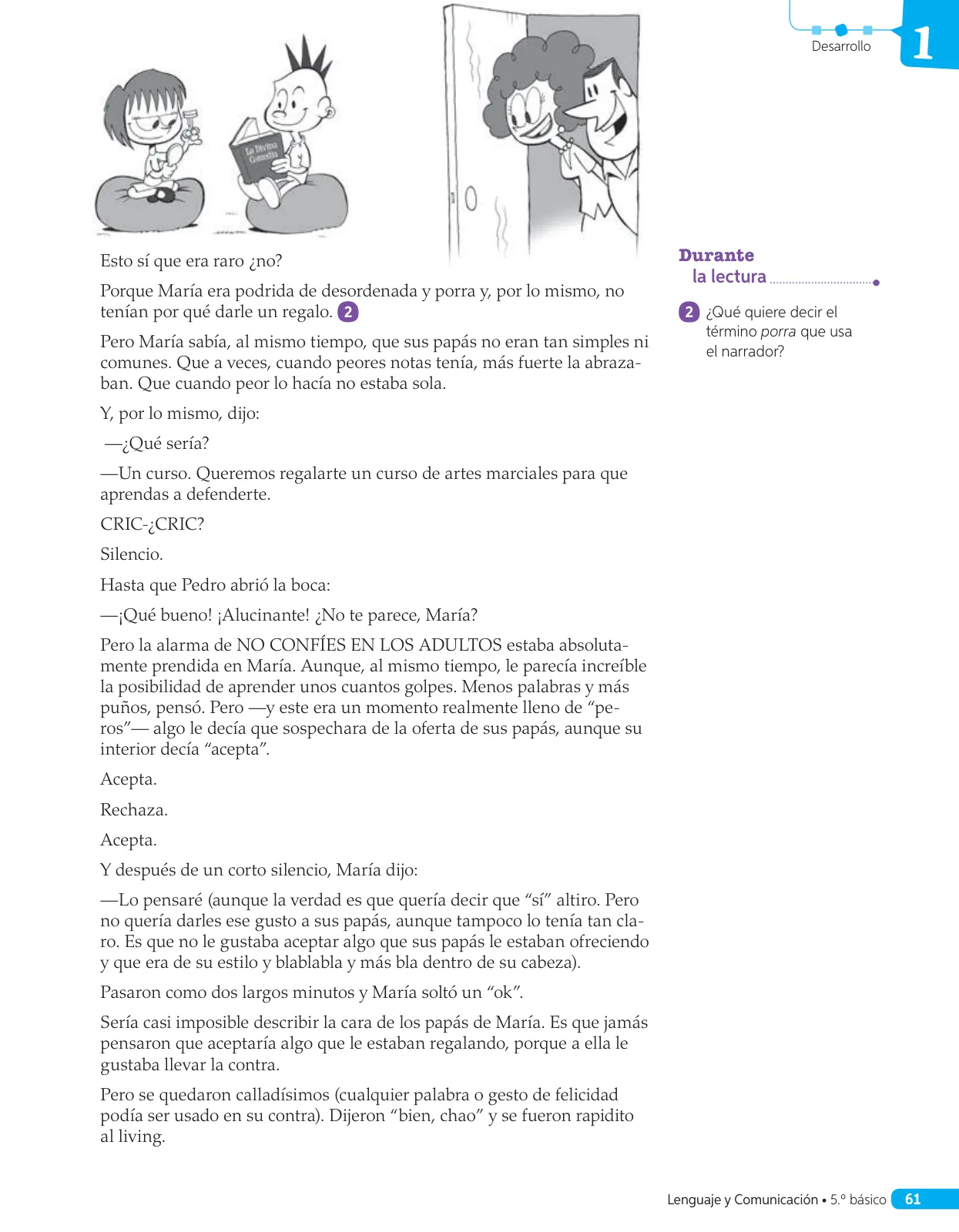 Página 124 de Lenguaje y Comunicación – Quinto Básico | Texto del Estudiante MINEDUC – Descargar PDF · 2024