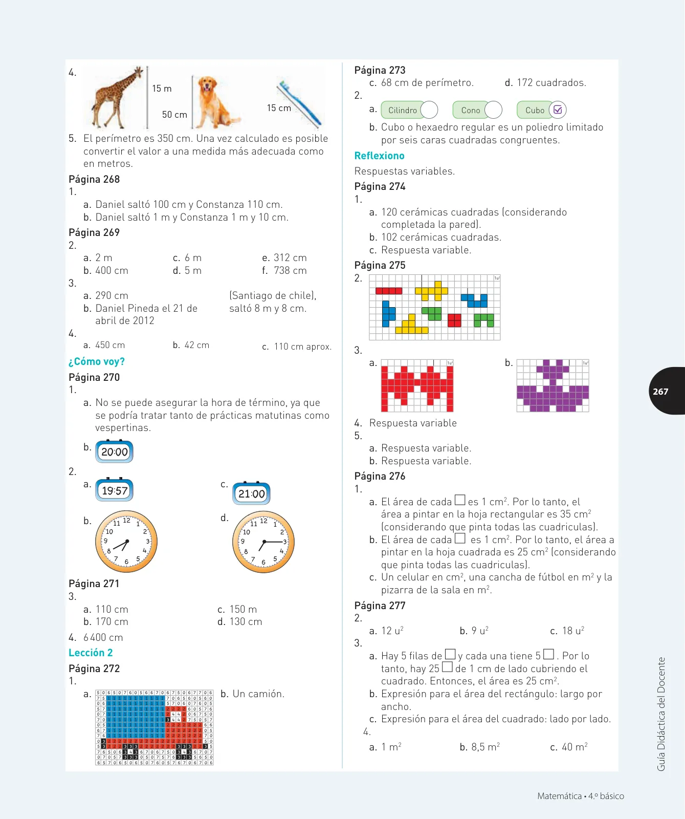 Miniatura página 282 de Matemática – Cuarto Básico | Texto del Estudiante MINEDUC – Descargar PDF · 2024
