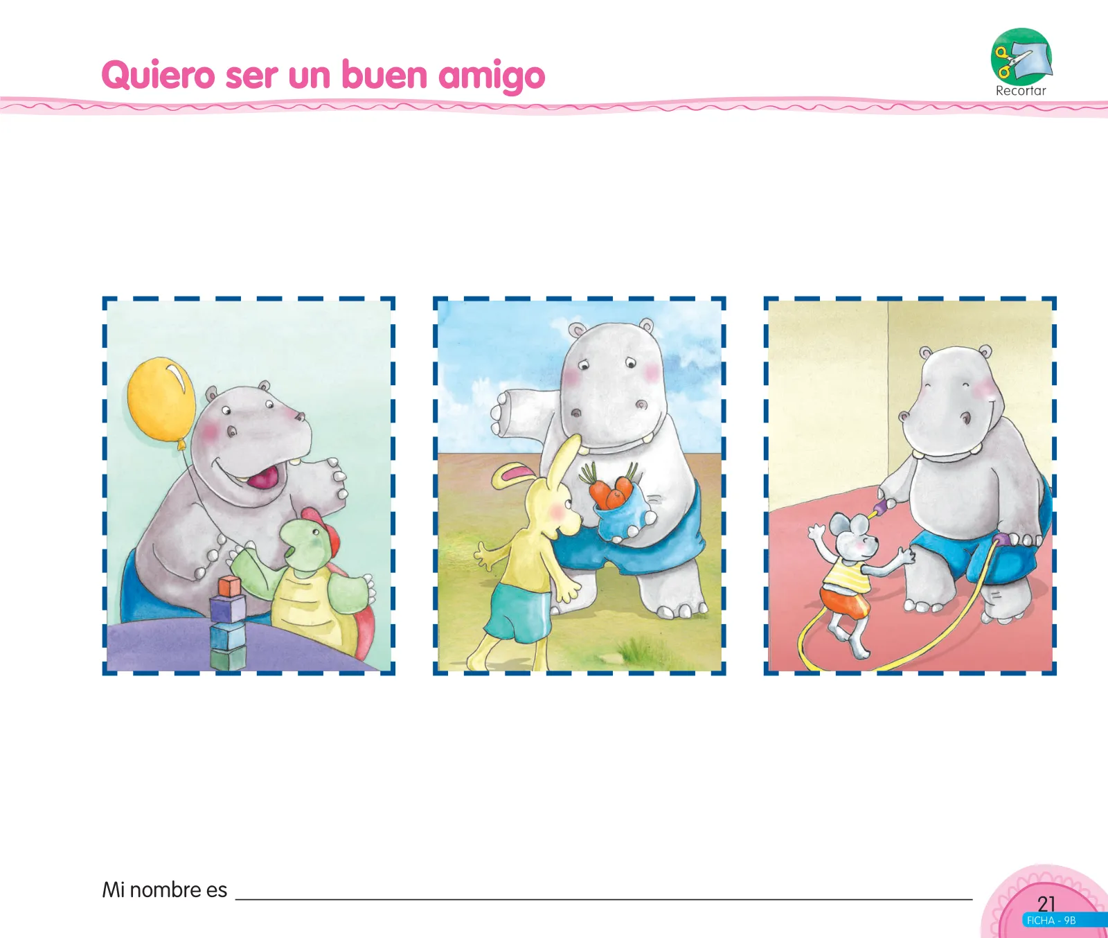 Página 23 de Aprendemos jugando : cuaderno de trabajo para niños y niñas de 4 años · 2017