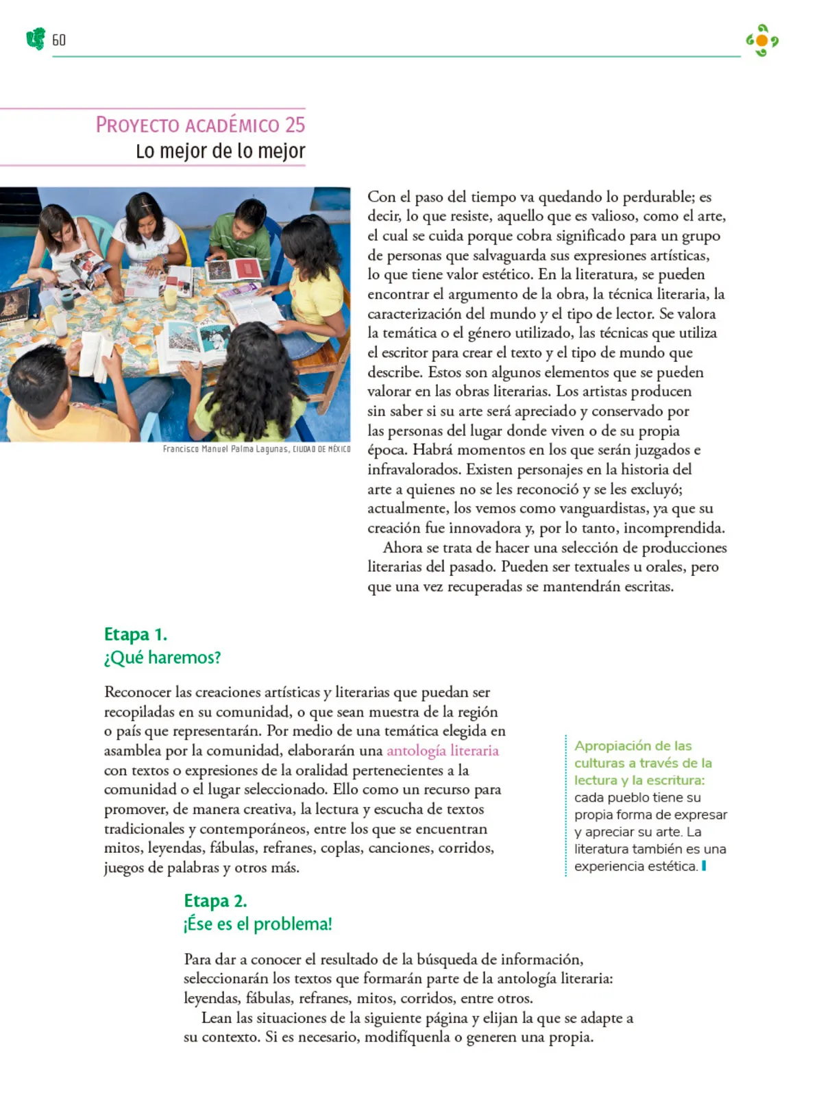 Página 61 de Colección Ximhai. Nuestro libro de Proyectos. Tomo II. Libro de Educación Telesecundaria Grado 1° Ciclo Escolar 2025 - 2026