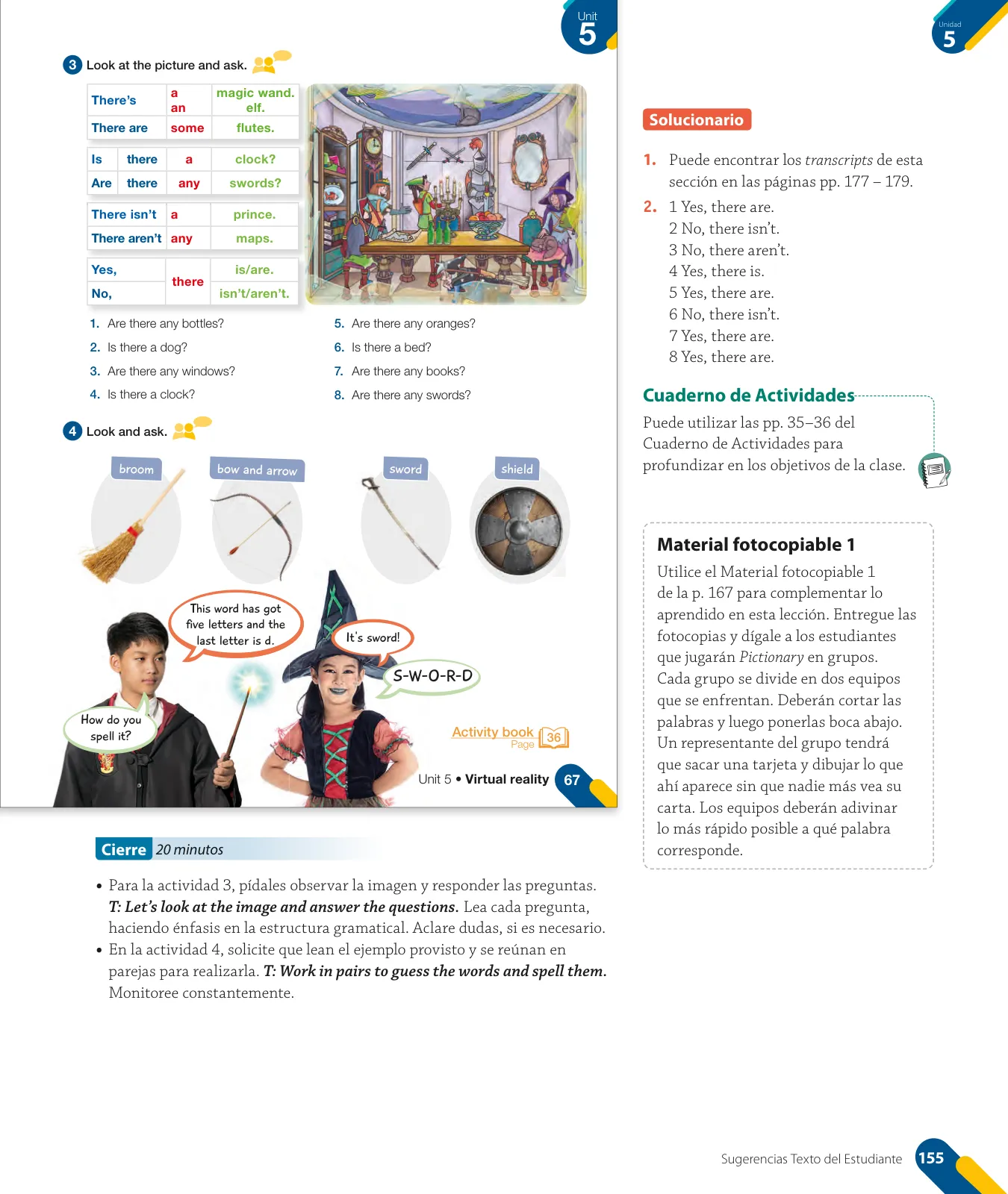 Página 19 de Inglés – Quinto Básico | Texto del Estudiante MINEDUC – Descargar PDF · 2024