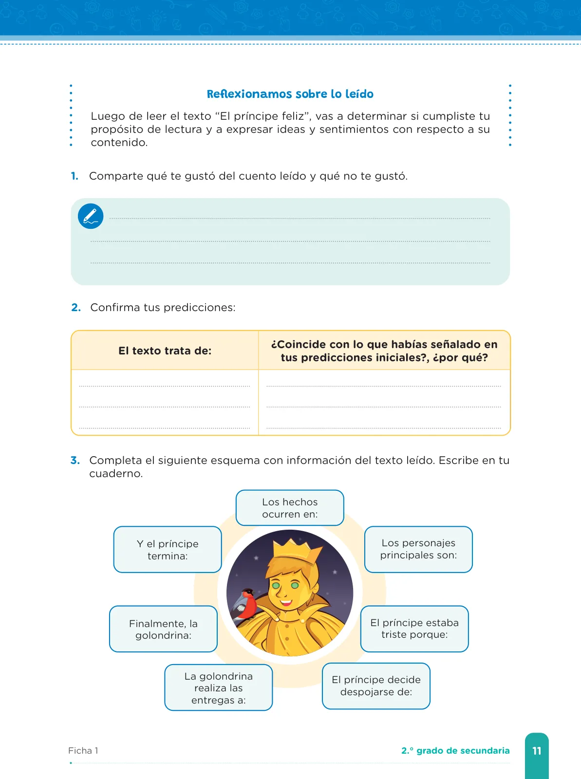 Miniatura página 13 de Fichas de aprendizaje de Comunicación 2 · 2024
