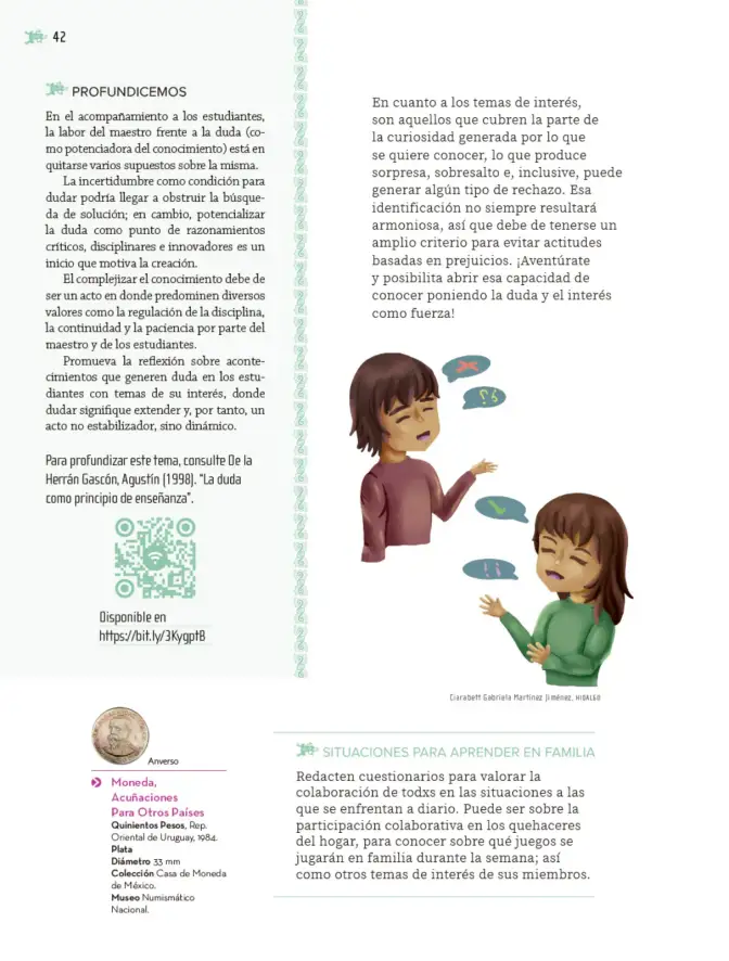 Página 43 de Nuestros saberes: Libro para alumnos, maestros y familia. Libro de Educación Primaria Grado 6° Ciclo Escolar 2025 - 2026