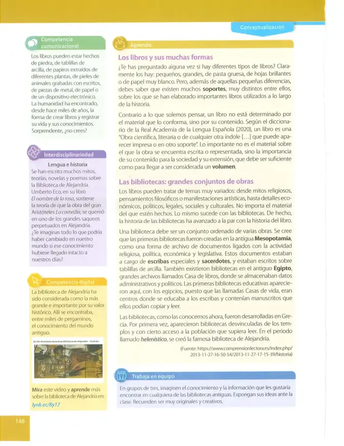 Página 146 de Lengua Y Literatura 8° · Egb 8 Lengua Y Literatura 2025 · 2025