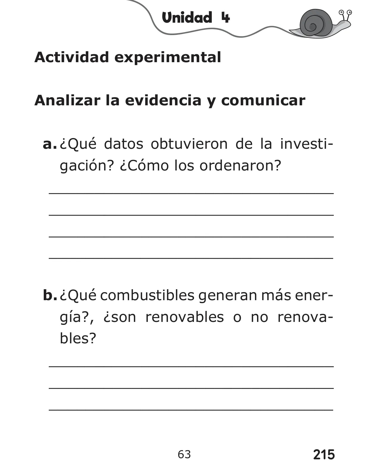 Página 215 de Libro de Ciencias Naturales – Quinto Básico | Texto del Estudiante MINEDUC – Descargar PDF · 2024