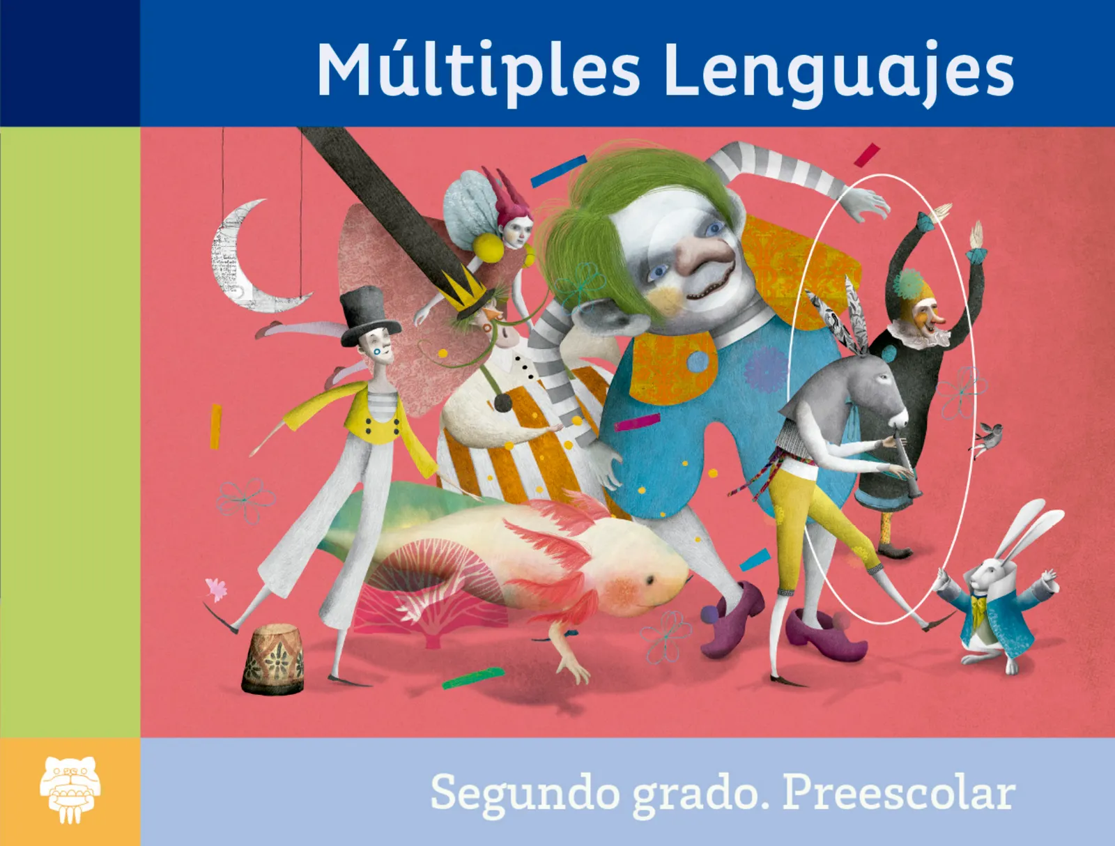 Miniatura página 1 de Múltiples lenguajes.   Libro de Educación Preescolar Grado 2°  Ciclo Escolar 2025 - 2026