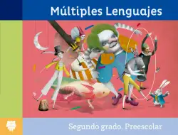 Portada de Múltiples lenguajes. Libro de Educación Preescolar Grado 2° Ciclo Escolar 2025 - 2026