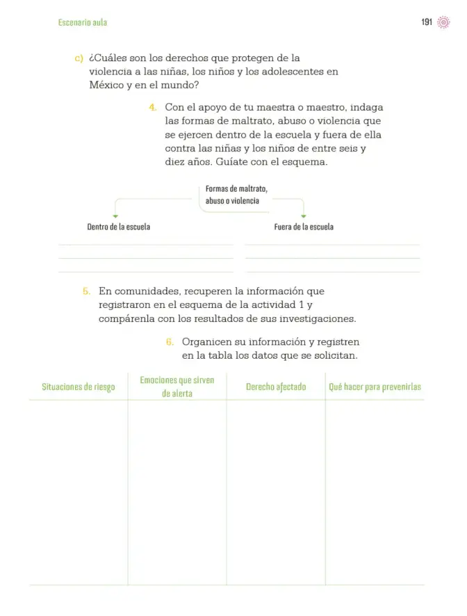 Página 194 de Proyectos de Aula. Libro de Educación Primaria Grado 3° Ciclo Escolar 2025 - 2026