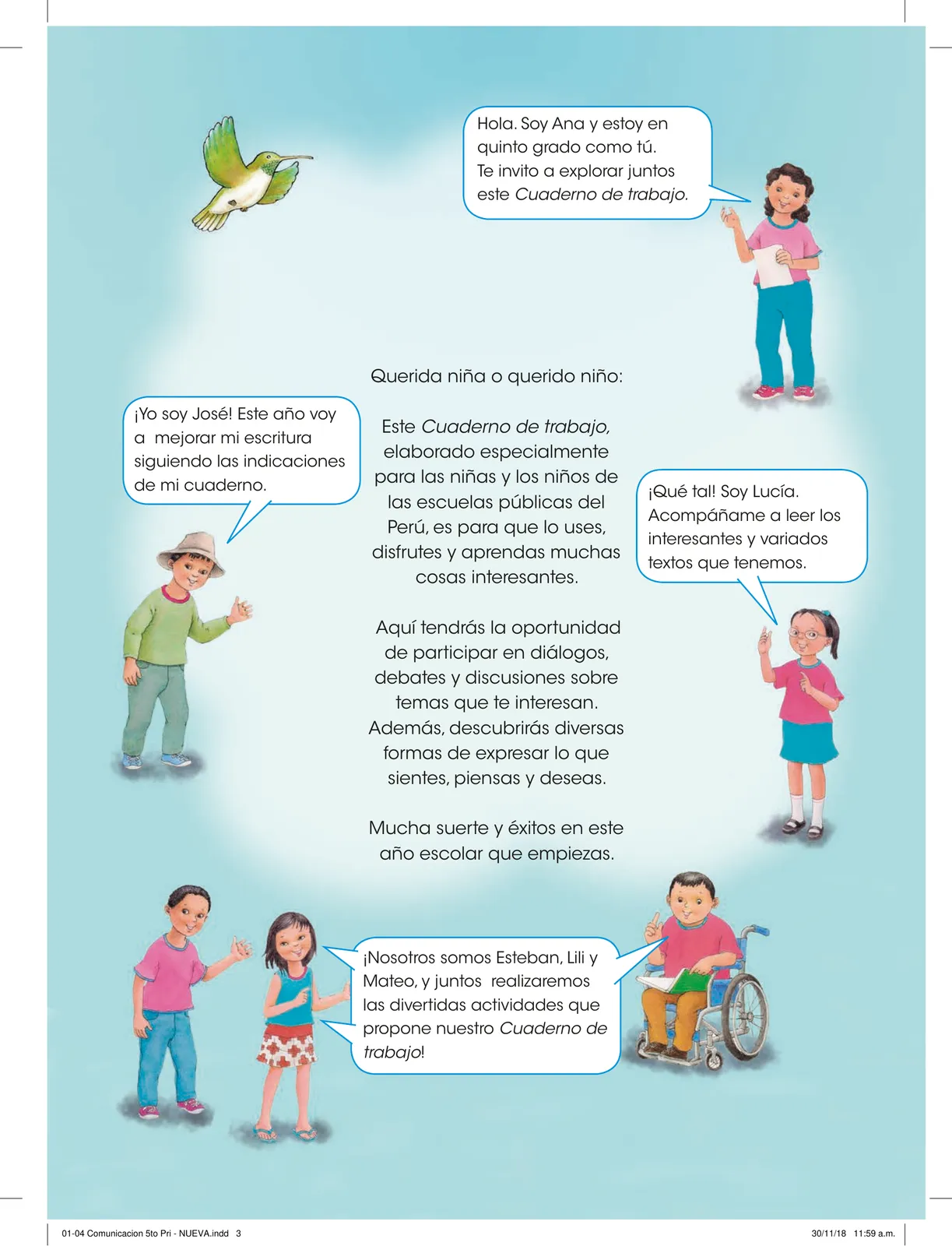 Página 5 de Comunicación : cuadernillo de trabajo 5 · 2018