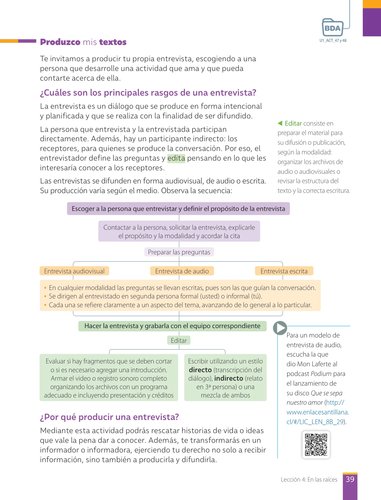 Página 41 de Lengua y Literatura – Octavo Básico | Texto del Estudiante MINEDUC – Descargar PDF · 2024