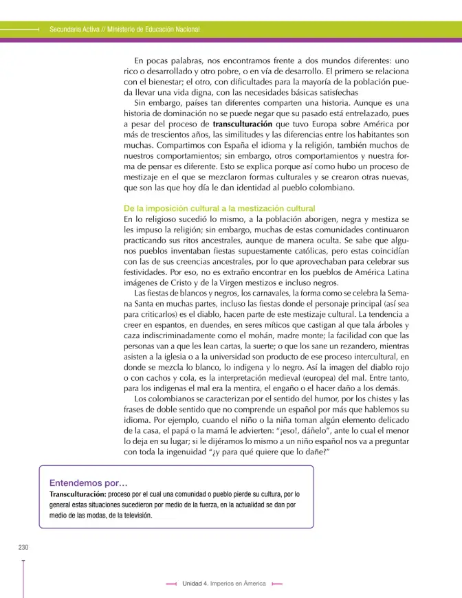 Página 230 de Ciencias Sociales 7° · Secundaria Activa