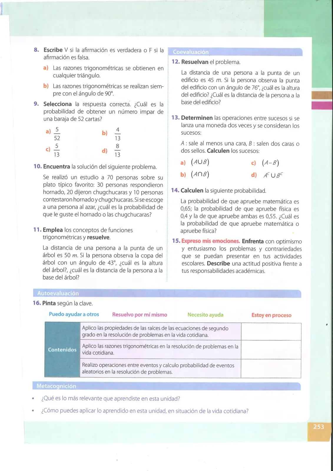 Página 253 de Matematica · 10 EGB · 2025