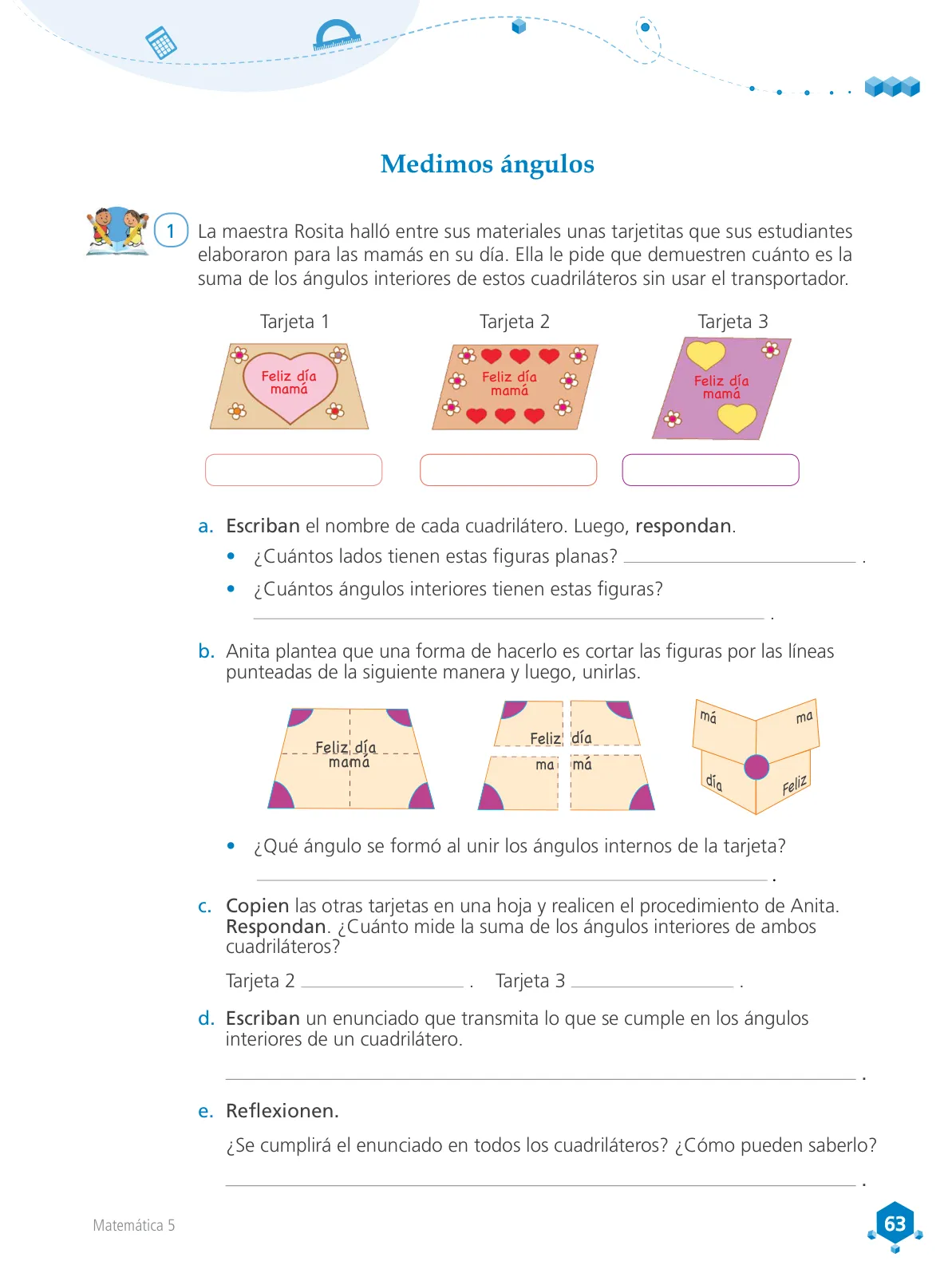 Miniatura página 64 de Matemática 5 : cuaderno de trabajo para quinto grado de Educación Primaria 2018 · 2018