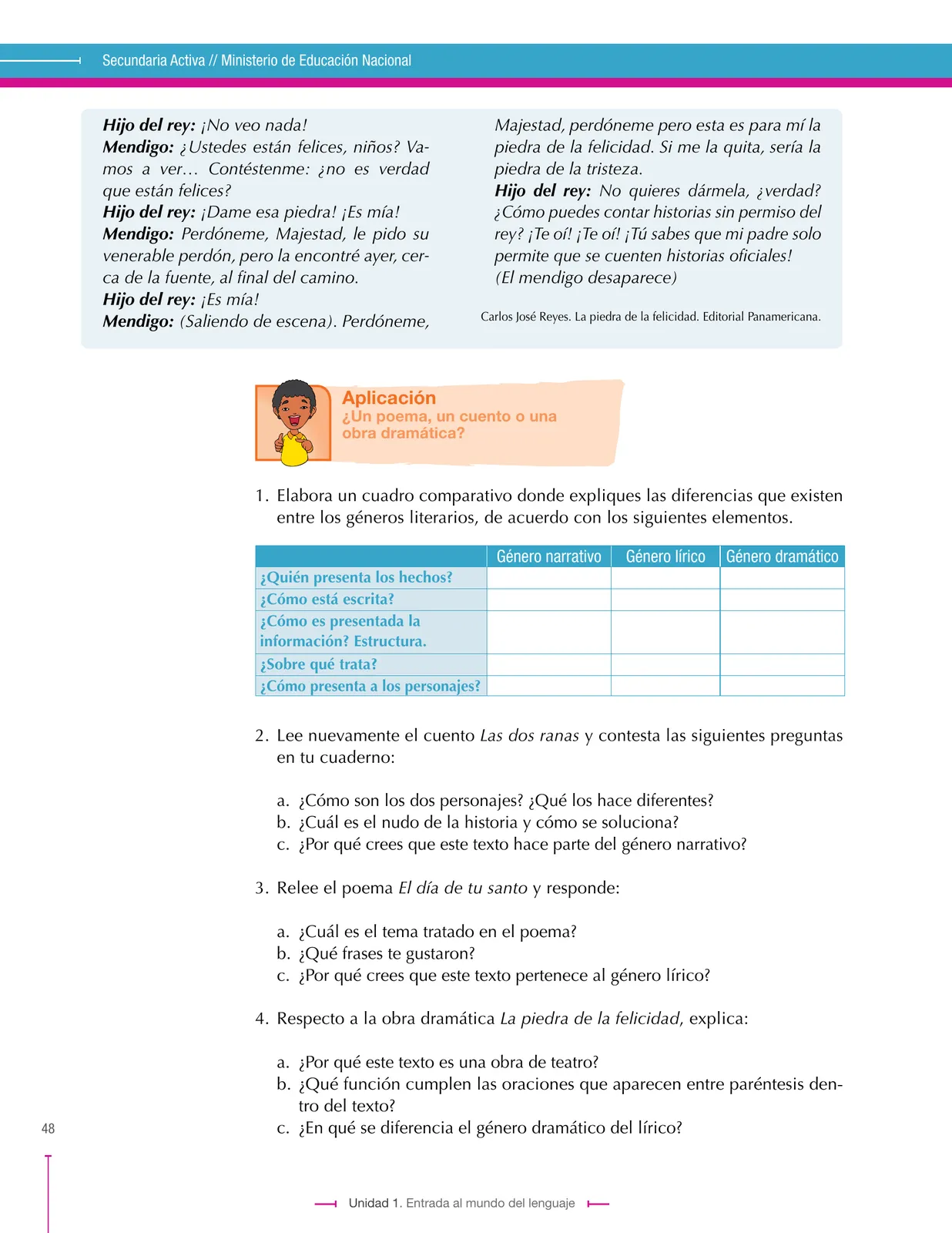 Miniatura página 48 de Lenguaje 6° · Secundaria Activa