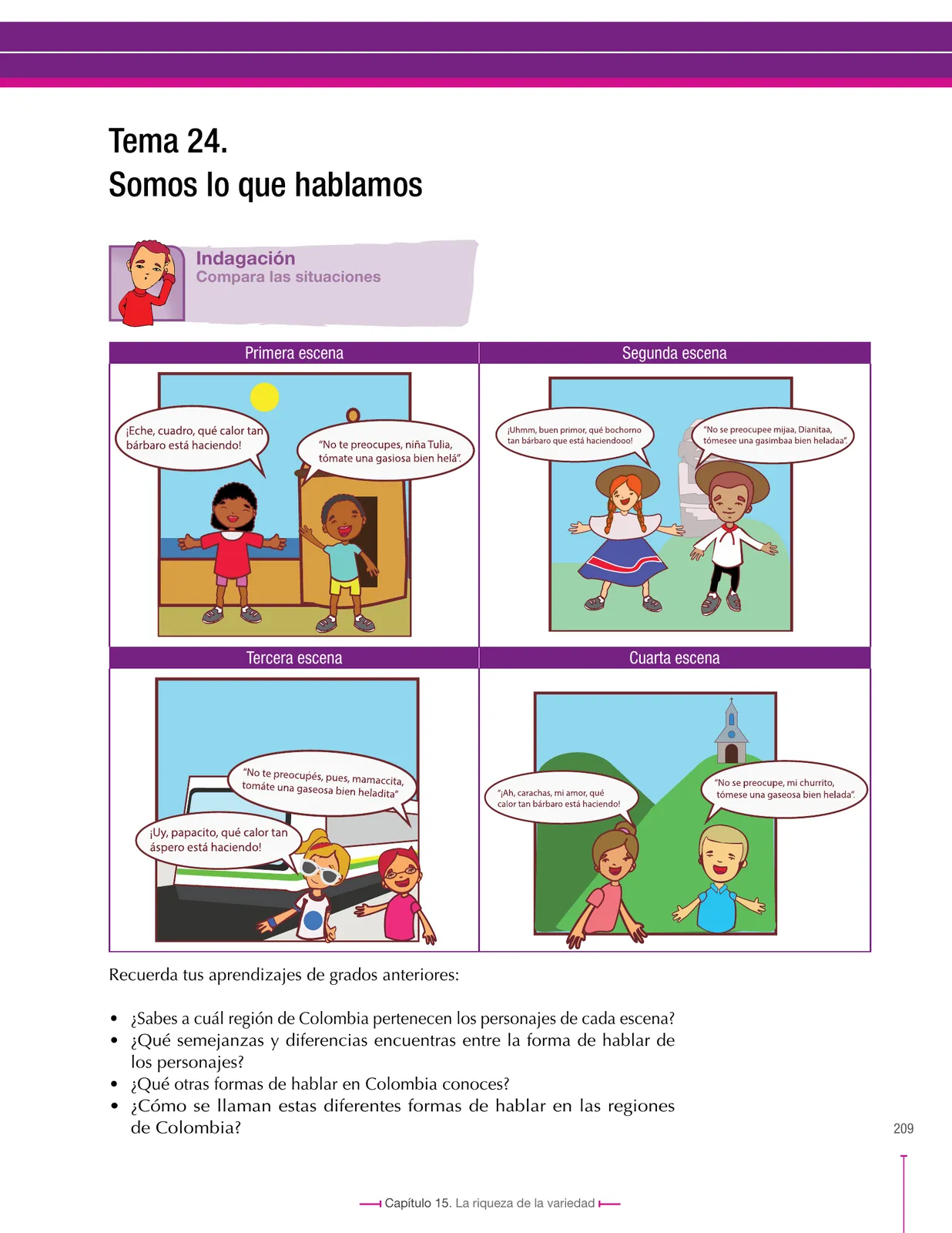Miniatura página 209 de Lenguaje 9° · Secundaria Activa