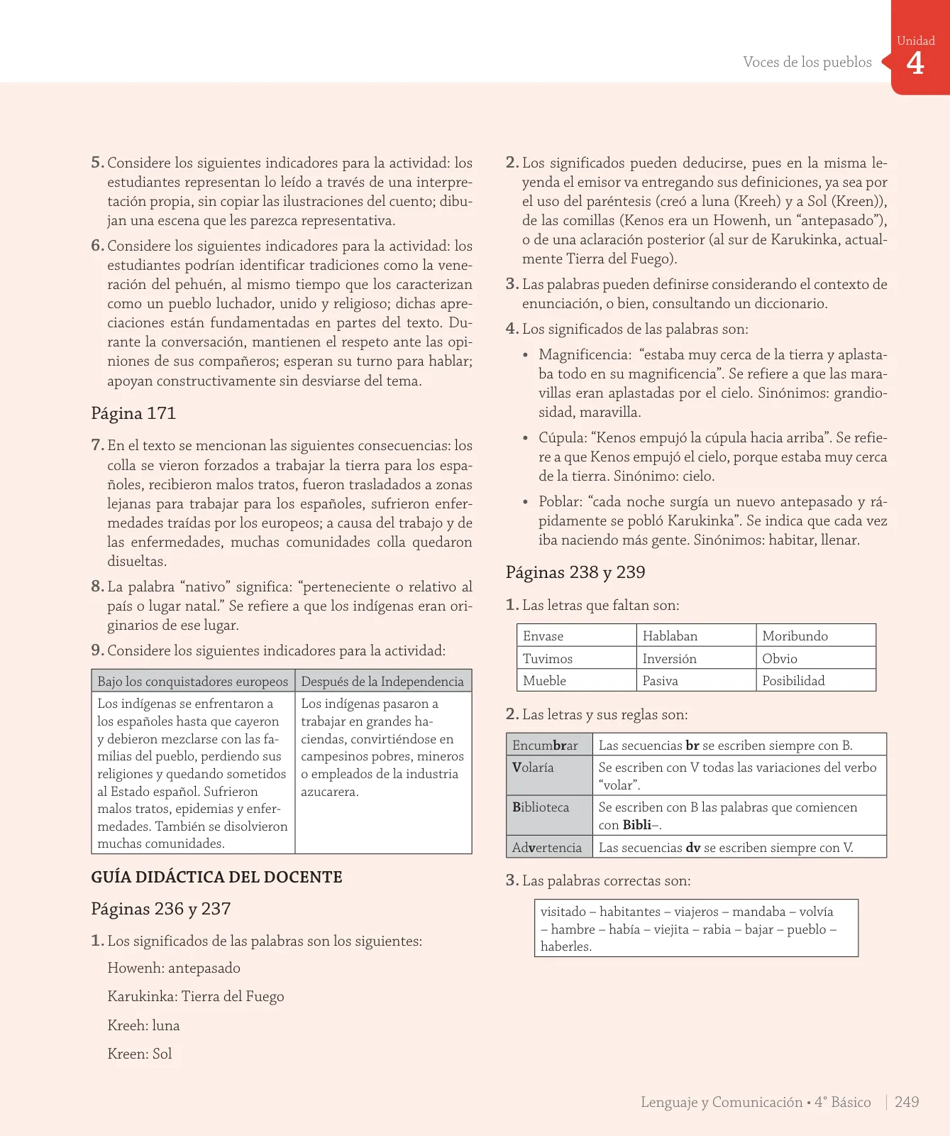 Página 75 de Lenguaje y Comunicación – Cuarto Básico | Texto del Estudiante MINEDUC – Descargar PDF · 2024