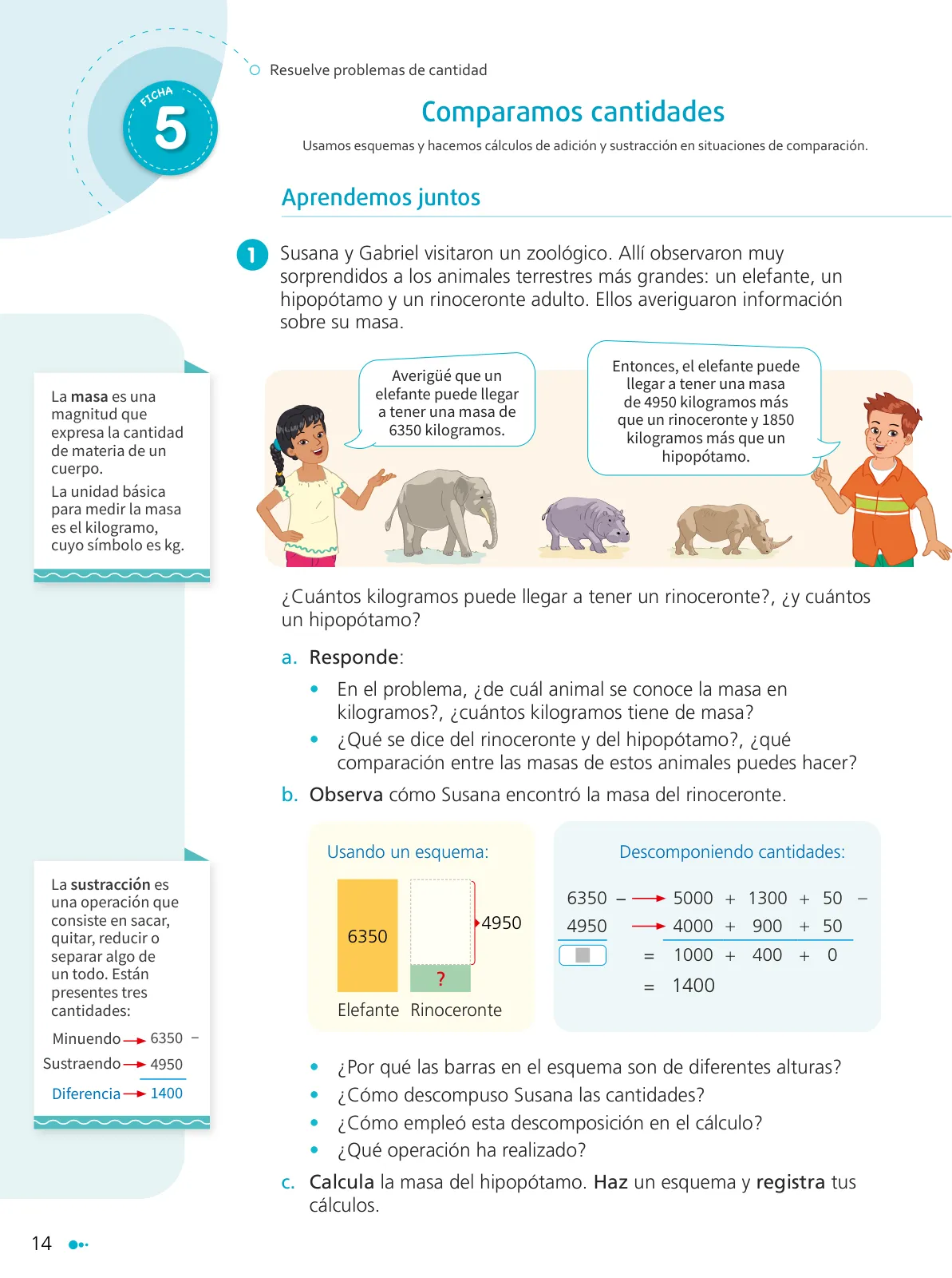 Página 16 de Texto de Matemática 5. Quinto grado de Primaria · 2024