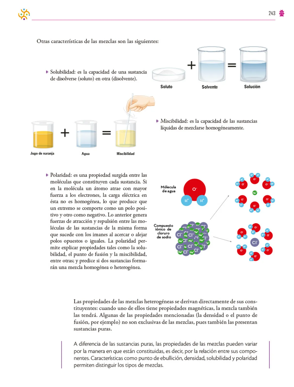Miniatura página 244 de Colección Nanahuatzin. Saberes y pensamiento científico.   Libro de Educación Secundaria Grado 3°  Ciclo Escolar 2025 - 2026