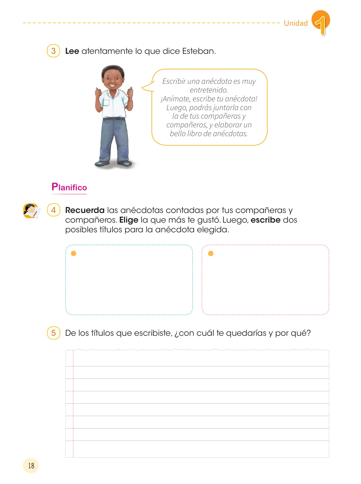 Miniatura página 20 de Comunicación 3 : cuaderno de trabajo para tercer grado de Educación Primaria 2019 · 2019