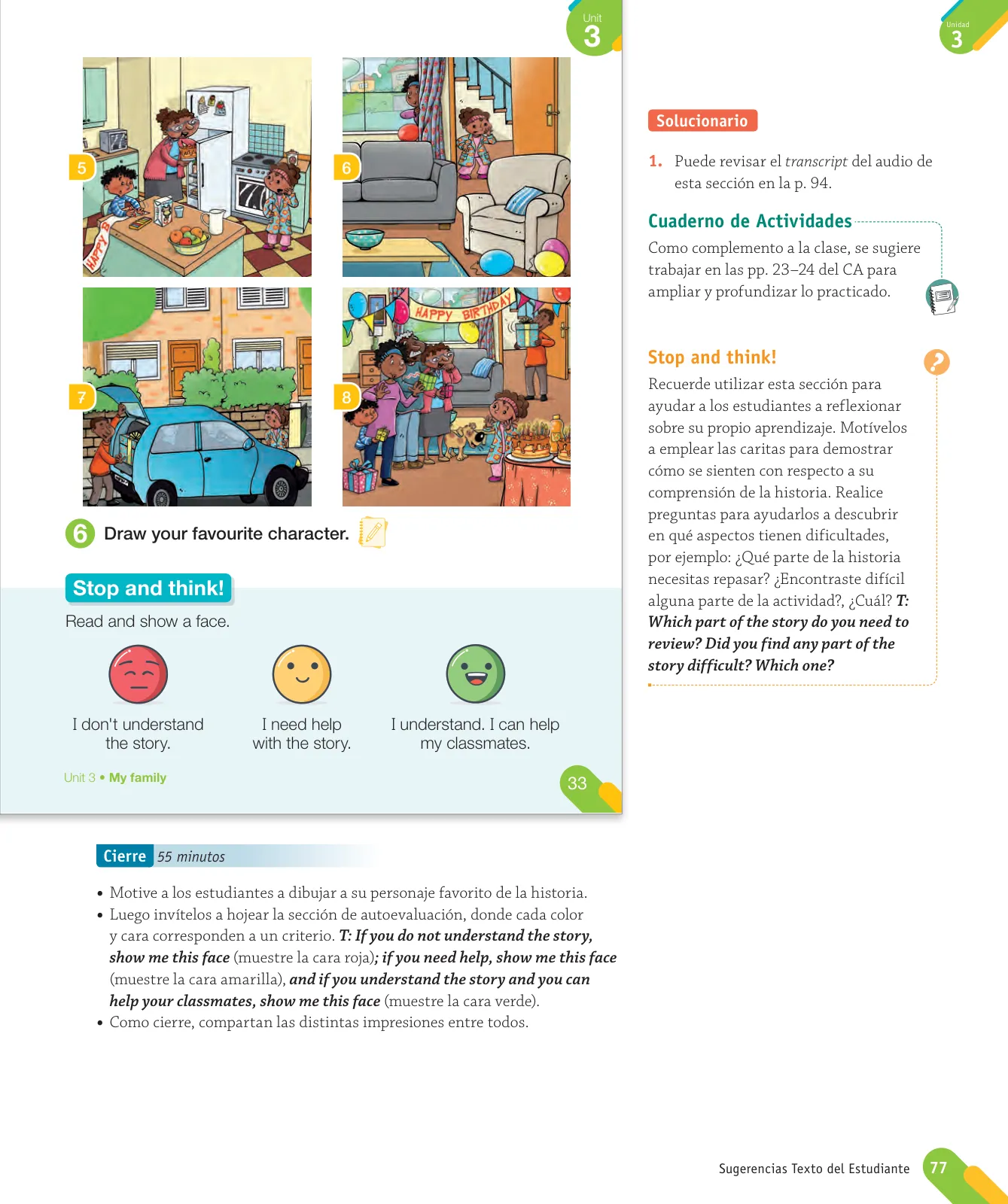 Miniatura página 79 de Inglés – Primero Básico | Student’s Book MINEDUC – Descargar PDF · 2024