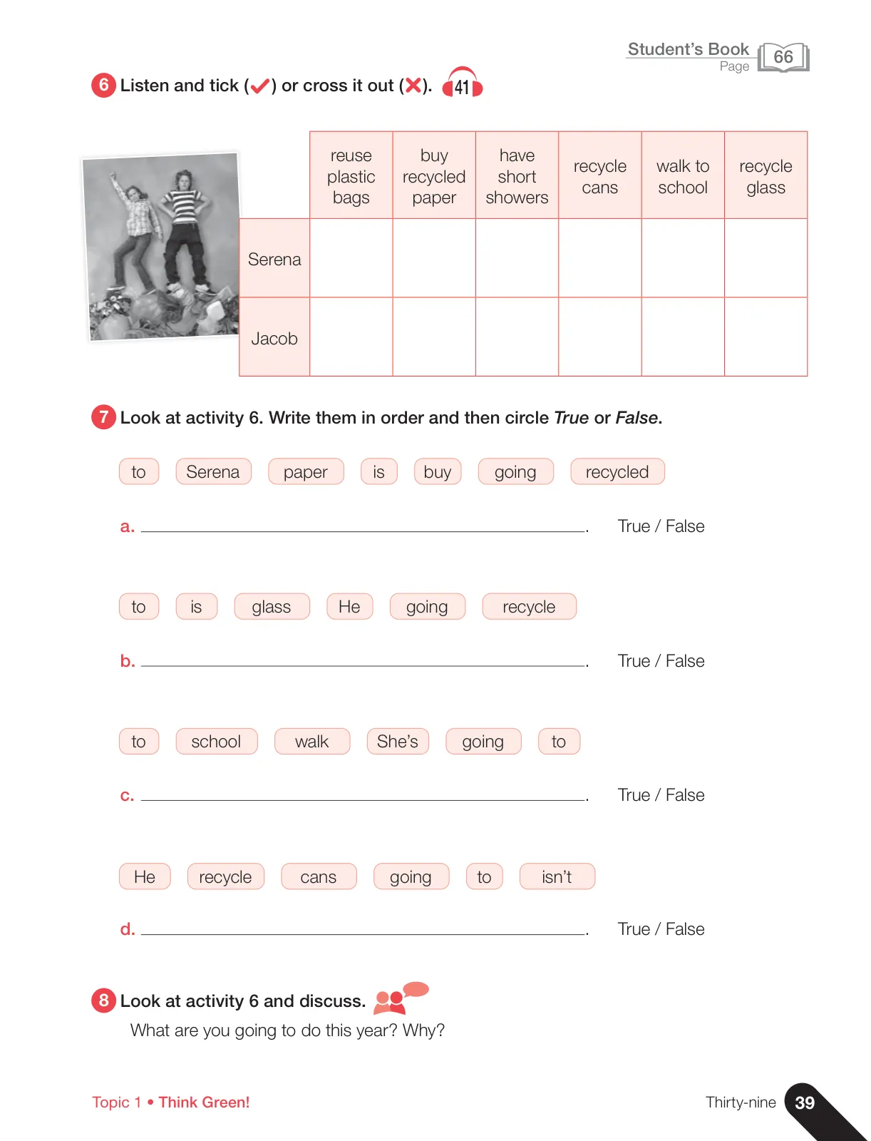 Miniatura página 41 de Inglés – Sexto Básico | Student’s Book MINEDUC – Descargar PDF · 2024